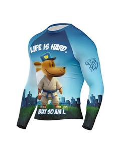 Custom Best Quality Plain Breathable MMA Rash Guard <b>Long</b> <b>Sleeve</b> Unisex Regular Fit Compression Eco-Friendly Quick Dry - Product Image 3