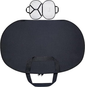 Estuche para Collar Masónico Negro con Forro Negro Acolchado Suave, Bolsa de Transporte para Masón, Bordes Completamente Cosidos para Mayor Resistencia - Product Image 3