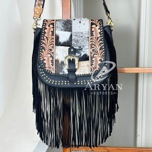 Bolso de hombro tipo mensajero de cuero personalizado a la moda 2025, bolsos de gran capacidad, bolso cruzado de lujo para mujer - Product Image 1