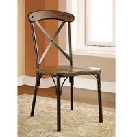 Chaises de salle à manger en bois massif au design industriel moderne pour la cuisine et l'extérieur, style vintage, prix compétitifs