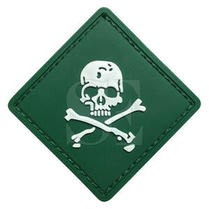 Customized Sport Style Embroidered Patches PU PVC Silicone Rubber <b>Fabric</b> Main 2D Lace Flower/Shaped Badges Clothes OEM Available - Product Image 1