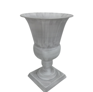 Vase à fleurs pour salon Table Top décoration blanc fini fer Designer Vase à fleurs pour sol et décoration murale - Product Image 3