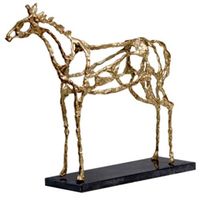 Sculpture de table artisanale en métal abstrait moderne, écologique, faite à la main, décoration intérieure, logo personnalisé, décoration de bureau