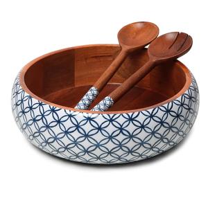 Logo personnalisable de haute qualité bol en bois poli bols en bambou en bois naturel durable jetable à faible quantité minimale de commande - Product Image 3