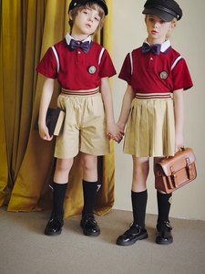 Vente en gros d'<span class=keywords><strong>uniformes</strong></span> scolaires anglais d'été pour enfants <span class=keywords><strong>uniformes</strong></span> de classe d'étudiant de maternelle pour l'école primaire secondaire - Product Image 2