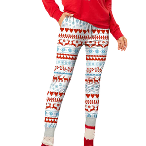 Venta al por mayor Pantalones de chándal de las mujeres hechas con tela suave y cintura con cordón Pantalones de chándal de ajuste suave para las mujeres - Product Image 3