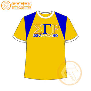 Vente en gros de t-shirt Sigma Gamma Rho pour femmes vêtements de sororité jersey de coton t-shirt respirant de haute qualité vêtements grecs pour femmes - Product Image 1