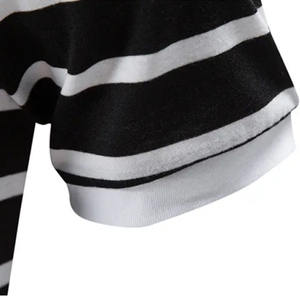 Polo de alta calidad al por mayor para ropa informal, Camisa de algodón 100%, polos transpirables de talla grande para hombre, logotipo personalizado - Product Image 5