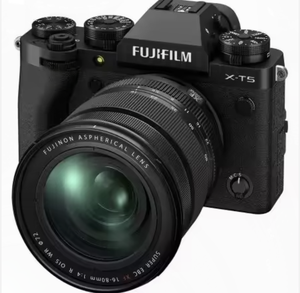 Cámara Réflex Digital Sin Espejo ORIGINAL NUEVA EN VENTA X-T5 con Kit de Lentes (XF18-55) Negra F X-T5LK-1855 - Product Image 1