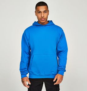 Sudaderas con capucha de algodón para hombre, sudaderas con capucha Azul Real, manga larga, tela térmica, peso pesado, personalizado, grueso, sudaderas con capucha de felpa francesa - Product Image 5