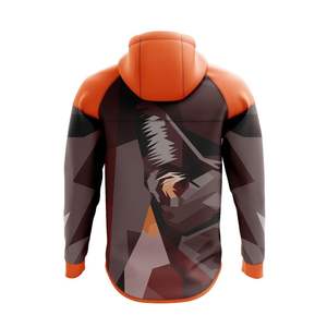 Sudaderas con cremallera transpirables de fábrica de secado rápido para hombre, sudaderas con capucha con cremallera de diseño personalizado para hombre, sudaderas con cremallera al por mayor baratas - Product Image 4