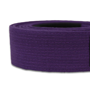 Cinturón de Jiu Jitsu Brasileño Core BJJ, Color Morado, Ligero, de Lona de Algodón, para Entrenamiento Profesional - Product Image 2