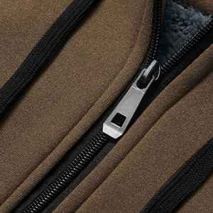 Nueva Llegada 2026 Sudadera con Capucha de Felpa Gruesa Personalizada con Cremallera, Resistente al Viento e Impermeable para Invierno - Product Image 2