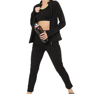 Conjunto Deportivo de Invierno para Mujer con Logotipo Personalizado, Pantalones Jogger, 100% Algodón, Transpirable, de Secado Rápido, Resistente al Viento, Ropa Deportiva - Product Image 3