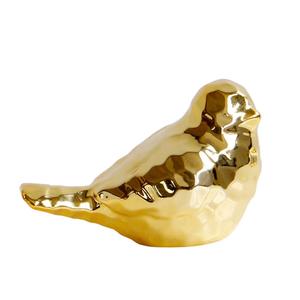 Figurine d'oiseaux plaquée or de qualité supérieure objet décoratif et sculpture d'oiseau abstrait et décoration de la maison - Product Image 2