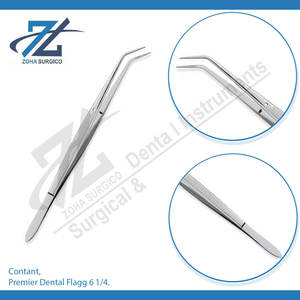 Instrument dentaire professionnel Premier Dental Flagg 6 1/4 en acier inoxydable, curette dentaire manuelle à double extrémité, certifié CE, ZS-9889 - Product Image 3
