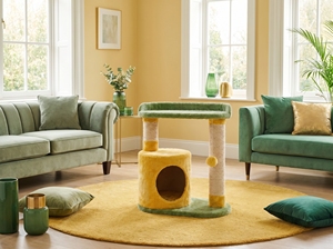 Árbol para Gatos de Yute Ecológico Sunny Meadow de 3 Niveles – Duradero, Fácil de Montar, para Todas las Razas - Product Image 4