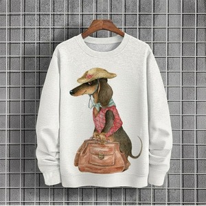 Streetwear décontracté unisexe pulls pour chiens de compagnie hiver mode graphique sweat design moche pull de Noël avec impression numérique - Product Image 2