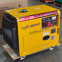 Generador Diésel Súper Silencioso KATHER de 5KVA, 8KVA, 10KVA, 12KVA, 20KVA, Monofásico/Trifásico, 50/60HZ, para Uso Doméstico/Exterior, en Venta