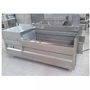 Máquina de Limpieza de Frutas y Verduras (Fresa, Arándano) con Motor Central para Plantas de Procesamiento, Ecológica, Acero Inoxidable SS 304, 1.5KW, 220V - Product Image 1