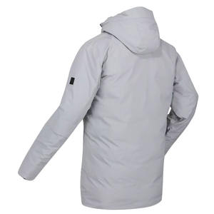 Chaquetas Parka de Invierno de Alta Calidad para Hombre, Color Gris, Impermeables, Lisas, con Cremallera, Transpirables, Muestra Gratis - Product Image 5