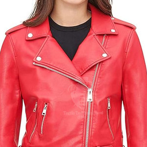 Chaqueta de Invierno de Cuero para Mujer, Diseño Más Reciente de 2025, Alta Calidad, para Uso en Exteriores, Tejido de Punto, Transpirable, Ecológica, la Mejor Llegada - Product Image 6