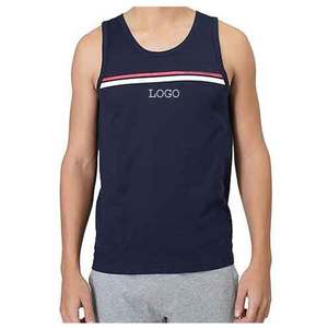 Wholesale 2024 customized logo design <b>men</b> sport shirt mesh running <b>sleeveless</b> <b>tshirts</b> gym tank top <b>mens</b> tank top - Product Image 1