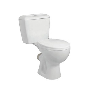 Inodoro clásico europeo de 2 piezas, inodoro de doble descarga, inodoro de baño de gravedad, inodoro de cerámica de dos piezas, precio en China - Product Image 2