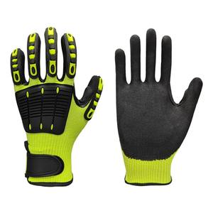 Gants de travail de protection anti-vibration résistants aux coupures Gants de paume trempés résistants à l'huile de haute qualité - Product Image 1