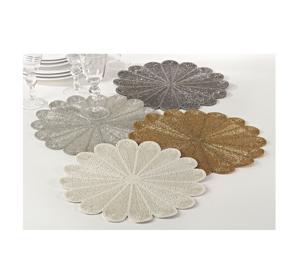 Handmade Durable Vintage Beaded Solid Color <b>Table</b> Mat for Wedding Banquet Home Hotel Custom Design Eco-Friendly Professional - Product Image 4