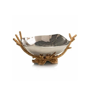 Frutero de acero inoxidable para soporte de latón, pieza de diseño de vida para forma redonda y al mejor precio - Product Image 4