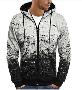 Sweats à capuche zippés avec logo personnalisé de haute qualité sweats de camouflage d'entraînement de fitness à la mode hiver tissu polaire durable fabriqué en gros - Product Image 1