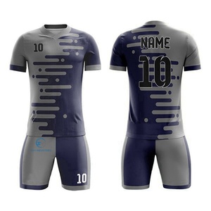 Nouvelle arrivée 2025 Ensemble de maillots de football imprimés par sublimation de haute qualité pour adultes Polyester bon marché Fabriqué pour les équipes de club Vente en gros - Product Image 3