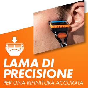 Ensemble de rasoirs réutilisables pour hommes avec manche ergonomique confortable et 11 lames de rechange en acier inoxydable, tondeuse de précision pour le rasage - Product Image 5