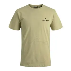 Meilleure vente en ligne T-shirt à bas prix pour hommes T-shirt en coton et polyester pour hommes T-shirt d'été pour hommes