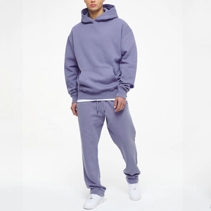 Vente en gros de pantalons pulls à capuche 100% coton de qualité supérieure pour hommes broderie personnalisée vêtements d'entraînement survêtements d'hiver avec logo - Product Image 1