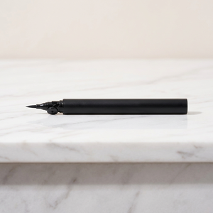 Smudge Proof Refillable Dark Brown Liquid Eyeliner <b>Pen</b> For One Hand Operation With Automatic Lid And Brush Protector - Product Image 1