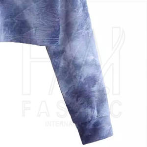 100% coton femme haut court sweats à capuche pour femmes Logo personnalisé Style décontracté sweats à capuche pour femmes avec manches longues - Product Image 6