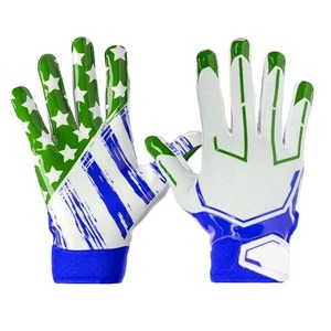 Gants de sport d'extérieur 2025 Protection des paumes Respirant Doigts complets Haute qualité Nouveaux Poignées antidérapantes Gants de receveur de football - Product Image 5