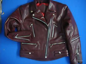 Veste courte en simili cuir délavé vintage pour femme, style motard rétro, ample, avec fermeture éclair et ceinture, streetwear, vêtements d'extérieur, haut uni teint - Product Image 2