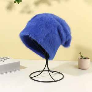 หมวกบีนนี่แบบมีสไตล์หมวกแก๊ปผ้าวูลพิมพ์โลโก้ได้ตามต้องการสำหรับฤดูหนาว - Product Image 3