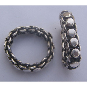 Anillo Boho Romántico con Gema Natural Engastada en Plata, Certificado IGI, para Boda - Product Image 1