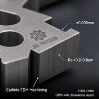 Service CNC de précision 5 axes OEM/ODM sur mesure en carbure de tungstène et acier inoxydable, avec vérification CMM de 0,005 mm, certifié ISO 9001