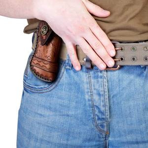 Couteau pliant artisanal avec étui en cuir, étui pour couteau de poche, camping, chasse, PU, polyester, PVC, personnalisable, sac OEM, utilisation d'outils KBS - Product Image 6