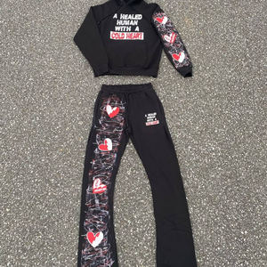 ชุดวอร์มแบบมีฮู้ดสำหรับผู้ชาย คุณภาพสูง ผลิตตามสั่ง (OEM) ผ้าไนลอน 100% แบบเรียบ (ผ้าฟลีซ) 280-300 GSM - Product Image 5