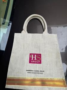 Venta al por mayor de fábrica, patrones personalizados, logotipo, nombre de ciudad, impresión, recuerdo elegante, cordón, regalo de boda, bolsa de lino de yute - Product Image 2