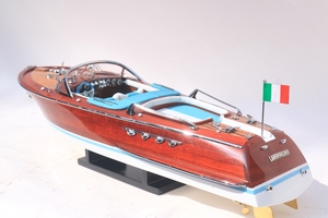 Super Riva lambLamborghini เรือสปีดโบ๊ทรุ่น Gia nhien งานหัตถกรรมทำจากไม้อะคาเซียธรรมชาติงานหัตถกรรมหนังสังเคราะห์ระดับพรีเมียม - Product Image 5