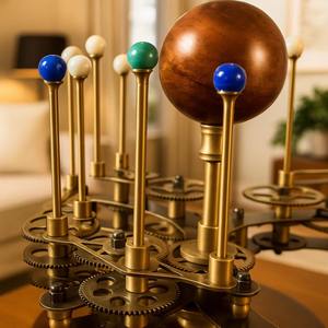 Orrery pulido de lujo de calidad superior con engranajes planetarios giratorios para entusiastas de la astronomía disponible para precio de exportación - Product Image 5