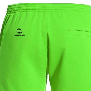 Soft Comfortable Men Spandex/Polyester <b>Fleece</b> <b>Shorts</b> Custom Logo High Street Style Elastic Waist Quick Dry Lightweight Warm - Product Image 6