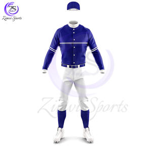 Ropa de equipo personalizada al por mayor con servicio OEM/ODM ropa de deporte duradera transpirable de alto rendimiento para uniformes de béisbol de equipos - Product Image 3